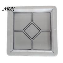 Cement Casting for Backyard Garden Stepping Stone Mold, Reusable Concrete Pathway Paver Personalized Decoration DIY Pavement Mould Patio Walkway Decor O gray