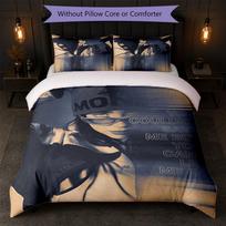 Billie Eilish Print 3Pcs Duvet Cover Set 1 Duvet Cover and 2 Pillowcases Soft Bed Linen For Household Bedroom 135cm*200cm