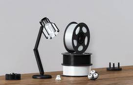 Anycubic PC 3D spausdintuvo siūlas 1 kg, Permatomai baltas