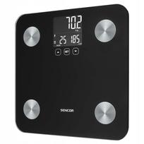 Elektroninės kūno analizės svarstyklės Sencor SBS 6026BK, 2,3 × 30,2 × 30,2 cm
