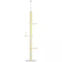 Kačių draskyklė iki lubų, 220-260 cm, reguliuojamo aukščio kačių medis