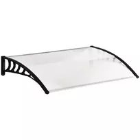 Lauko durų stogelis polikarbonatinis su apsauga nuo UV spindulių 90x150cm