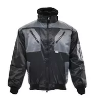 Darbinė striukė Sara Workwear, juoda/pilka, XXXL dydis