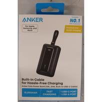 SALE OUT. Power Bank with Built-In USB-C Cable | A1688H11 | 10000 mAh | Black | DAMAGED PACKAGING