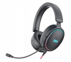 SMX 7.1 Ongaku laidinės ausinės su virtualiu 7.1 garsu, mikrofonu ir RGB LED apšvietimu