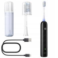 Elektrinis ultragarsinis dantų šepetėlis Mova Fresh Black su 3 režimais ir USB įkrovimu