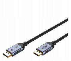 DisplayPort 2.1 kabelis Unitek C1626GY01-1M, 1 m, 8K/120 Hz