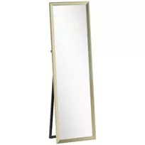HOMCOM viso ilgio veidrodis, lankstus, 160 x 50 cm, aukso spalvos
