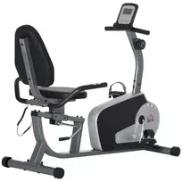 Treniruoklis su LCD ekranu, 8 pakopų reguliuojamas magnetinis pasipriešinimas, iki 110 kg, plienas ir ABS