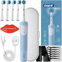 Elektrinis dantų šepetėlis Oral-B Vitality Pro D103 Blue su dėklu ir priedais