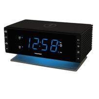 Radijo žadintuvas Blaupunkt CR55CHARGE su LED ekranu ir belaidžiu įkrovimu, 165 × 80 × 93 mm