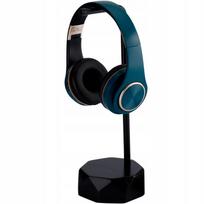 Ausinių stovas Mozos HS-PRO-BLACK, medinis ir metalinis, juodas