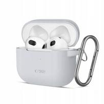 Tech-Protect Silicone Hook dėklas Apple AirPods 3 ausinėms, pilkas