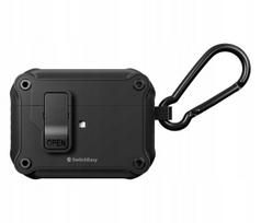 SwitchEasy Rugged Shield dėklas Apple AirPods Pro 1/2, juodas