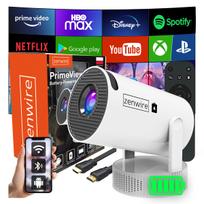 Nešiojamas projektorius Zenwire K400 su LED, Wi‑Fi ir Bluetooth