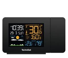 Meteorologinė stotelė TechniSat IMETEO P1 su LCD ekranu, laikrodžiu ir orų prognoze