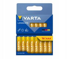 Varta Longlife AAA šarminės baterijos, 16 vnt.