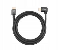 HDMI 2.0 kabelis Viggo Design Cinema Series, 2 m, kampinė jungtis, 4K