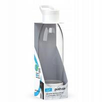 Dafi PushAir gazuoto vandens butelis su rankena, 700 ml, baltas