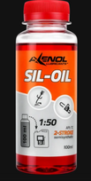 Pusiau sintetinė alyva dvitakčiams varikliams 2T 100 ml SIL-OIL Nr. 850