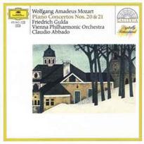 CD Wolfgang Amadeus Mozart, & Friedrich Gulda, & Vienna Philharmonic Orchestra*, & Claudio Abbado - Piano Concertos Nos. 20 & 21 (naudota)