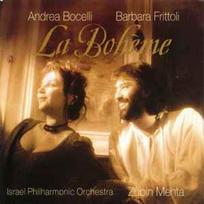 CD Giacomo Puccini, & Bocelli*, & Frittoli*, & Israel Philharmonic Orchestra, & Mehta* - La Bohème (naudota)