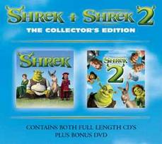 2CD+DVD Various - Shrek + Shrek 2 (The Collector's Edition) (naudota)