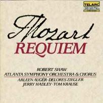CD Mozart* - & Robert Shaw, & Atlanta Symphony Orchestra & & Atlanta Symphony Chorus, & Arlene Augér* · & Delores Ziegler, & Jerry Hadley · & Tom Krause - Requiem (naudota)