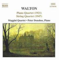 CD Walton* - & Maggini Quartet*, & Peter Donohoe - Piano Quartet (1921) - String Quartet (1947) (naudota)
