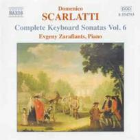 CD Domenico Scarlatti, & Evgeny Zarafiants - Complete Keyboard Sonatas Vol. 6 (naudota)