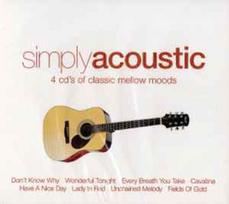 CD Various - Simply Acoustic (4 CD's Of Classic Mellow Moods) (naudota)