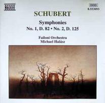 CD Schubert* - & Failoni Orchestra*, & Michael Halász - Symphonies Nos. 1 And 2 (naudota)