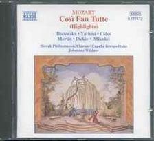 CD Mozart*, & Borowska* ● & Yachmi* ● & Coles* ● & Martin* ● & Dickie* ● & Mikuláš*, & Slovak Philharmonic Chorus, & Capella Istropolitana, & Johannes Wildner - Così Fan Tutte (Highlights) (naudota)