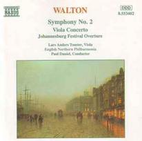 CD Walton*, & Lars Anders Tomter, & English Northern Philharmonia, & Paul Daniel - Symphony No. 2 • Viola Concerto • Johannesburg Festival Overture (naudota)