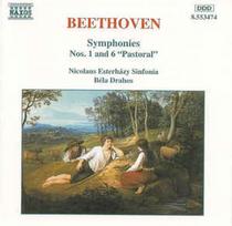 CD Beethoven* / & Nicolaus Esterházy Sinfonia / & Béla Drahos* - Symphonies Nos. 1 And 6 "Pastoral" (naudota)