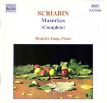 CD Scriabin* - & Beatrice Long - Mazurkas (Complete) (naudota)