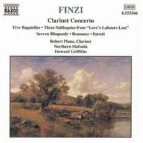 CD Finzi* – & Robert Plane, & Northern Sinfonia, & Howard Griffiths - Clarinet Concerto • Five Bagatelles • Three Soliloquies From "Love's Labours Lost" • Severn Rhapsody • Romance • Introit (naudota)