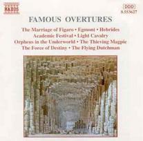 CD Wolfgang Amadeus Mozart, & Ludwig van Beethoven, & Felix Mendelssohn-Bartholdy, & Johannes Brahms, & Richard Wagner, & Franz von Suppé, & Jacques Offenbach, & Gioacchino Rossini, & Giuseppe Verdi - Famous Overtures (naudota)