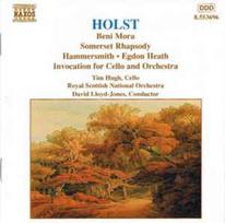 CD Holst* / & Tim Hugh, & Royal Scottish National Orchestra, & David Lloyd-Jones - Beni Mora • Somerset Rhapsody • Hammersmith • Egdon Heath • Invocation For Cello And Orchestra (naudota)