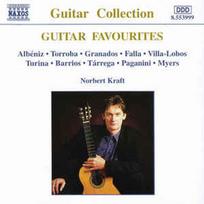 CD Albéniz* • & Torroba* • & Granados* • & Falla* • & Villa-Lobos* • & Turina* • & Barios* • & Tárrega* • & Paganini* • & Myers*, & Norbert Kraft - Guitar Favourites (naudota)
