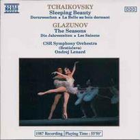 CD Tchaikovsky*, & Glazunov* - & CSR Symphony Orchestra*, & Ondrej Lenard* - Sleeping Beauty / The Seasons (naudota)