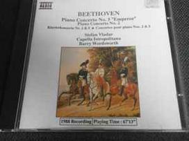 CD Beethoven*, & Stefan Vladar, & Capella Istropolitana, & Barry Wordsworth - Piano Concerto No. 5 "Emperor"  / Piano Concerto No. 2 (naudota)