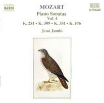 CD Mozart* - & Jenö Jandó - Piano Sonatas, Vol. 4 (naudota)