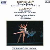 CD Tchaikovsky* • & Glazunov* • & CSR Symphony Orchestra (Bratislava)* • & Ondrej Lenard* - Sleeping Beauty = Dornroeschen = La Belle Au Bois Dormant • The Seasons = Die Jahreszeiten = Les Saisons (naudota)