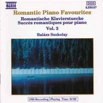 CD Balázs Szokolay - Romantic Piano Favourites Vol. 3 (naudota)