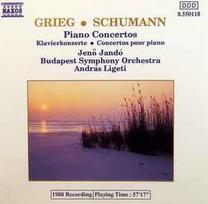CD Grieg* - & Schumann* - & Jenö Jandó - & Budapest Symphony Orchestra - & András Ligeti - Piano Concertos (naudota)