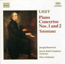 CD Liszt*, & Joseph Banowetz, & Slovak Radio Symphony Orchestra, & Oliver Dohnanyi - Piano Concertos Nos. 1 and 2 / Totentanz (naudota)