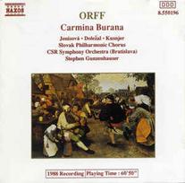 CD Orff*, & Jenisová* • & Doležal* • & Kusnjer*, & Slovak Philharmonic Chorus, & CSR Symphony Orchestra (Bratislava)*, & Stephen Gunzenhauser - Carmina Burana (naudota)