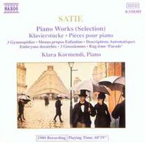 CD Satie*, & Klara Körmendi* - Piano Works (Selection) (naudota)