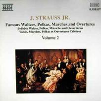 CD J. Strauss Jr.* - Famous Waltzes, Polkas, Marches And Overtures, Volume 2 (naudota)